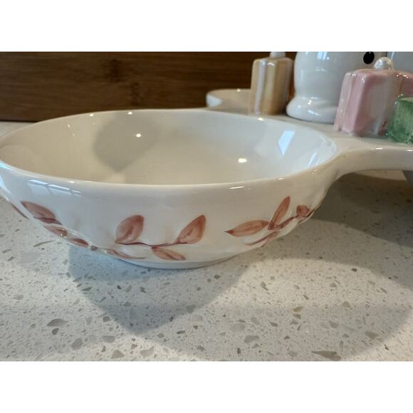 Avon‎ “Snow Lady” Ceramic Pastel Candy Dish. #2 In Series 2003 - Picture 5 of 10